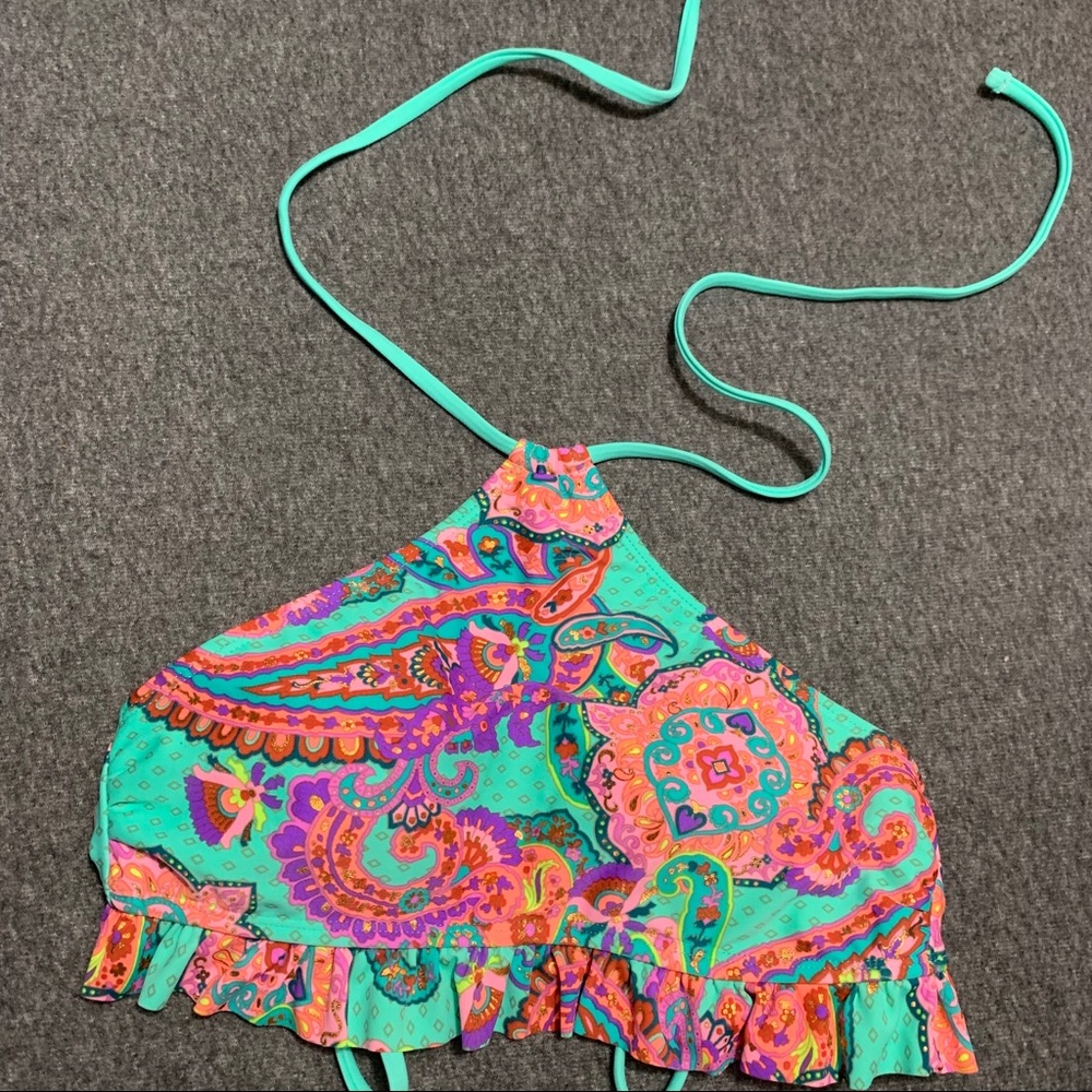 Red camel bathing suit top